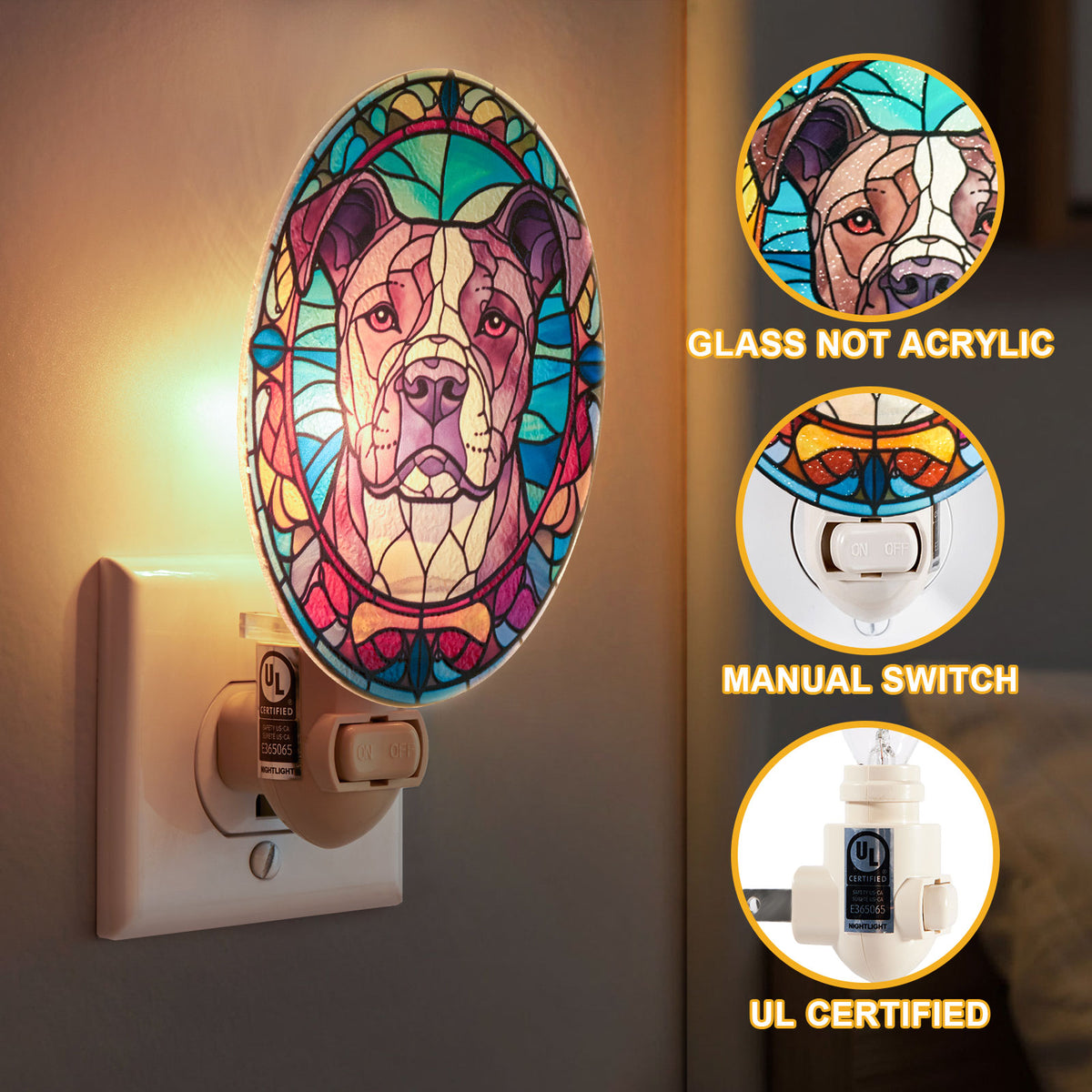 Pitbull Night Light